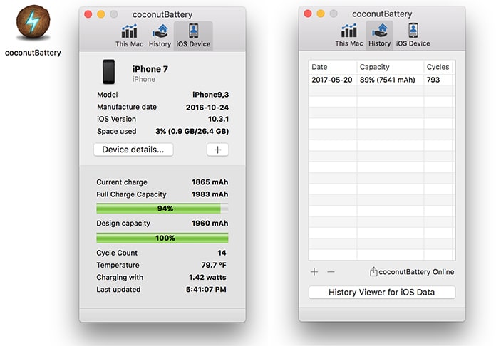 Battery Checkup Mac App